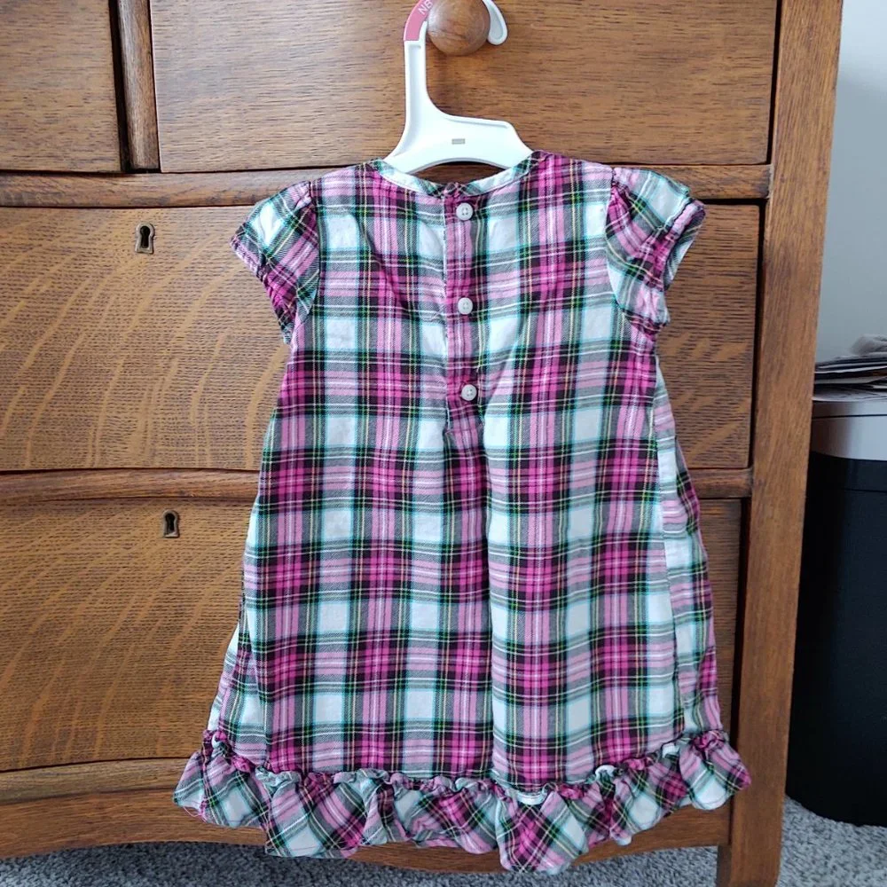 Carter's plaid dress size 12m